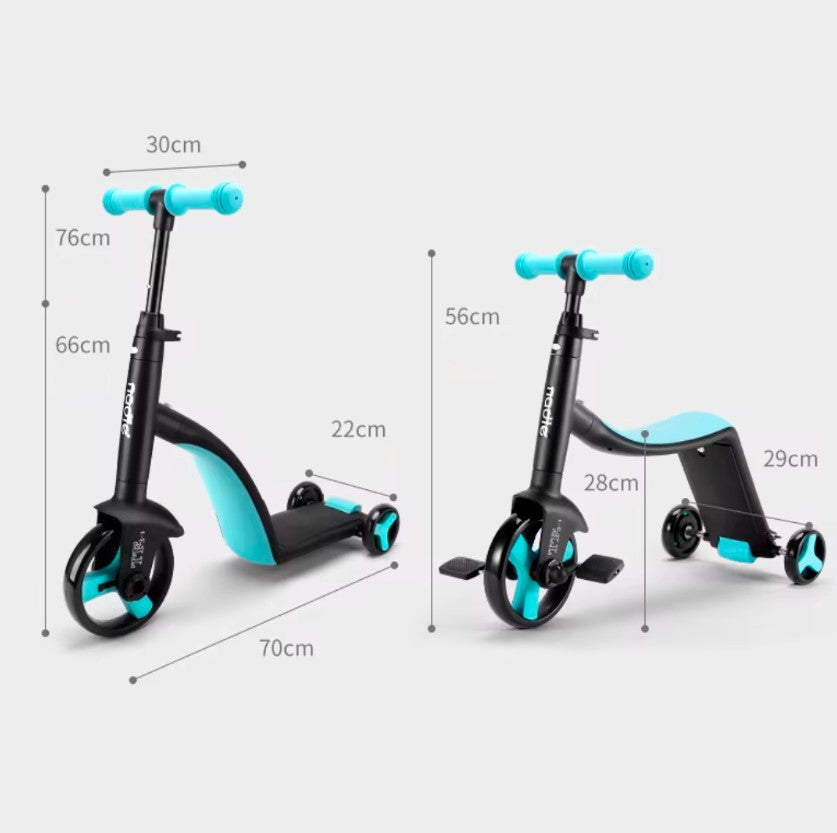 NUEVO SCOOTER 3 EN 1 PARA NIÑOS