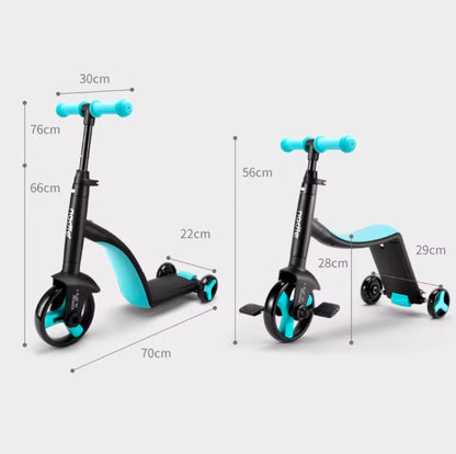 NUEVO SCOOTER 3 EN 1 PARA NIÑOS