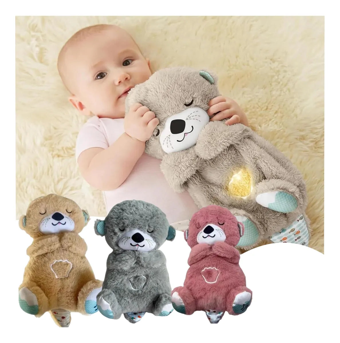 PELUCHES QUE RESPIRAN Y TRANQUILIZAN A TU BEBE